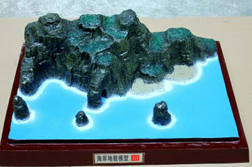 海洋地貌模型