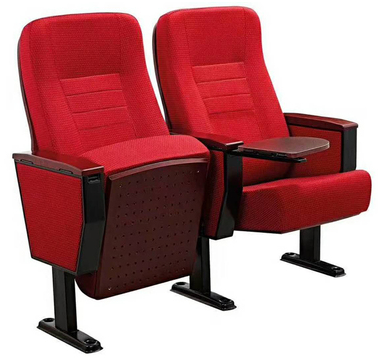 礼堂椅礼堂椅一次成型钢腿架，高密度海绵阻燃