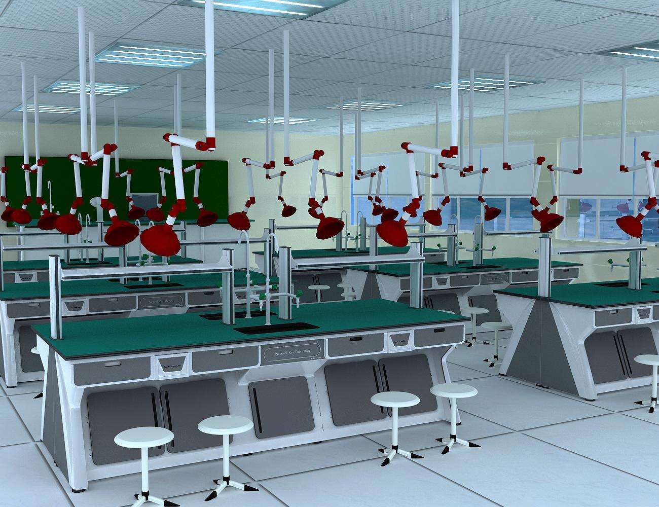 吊装通风化学实验室