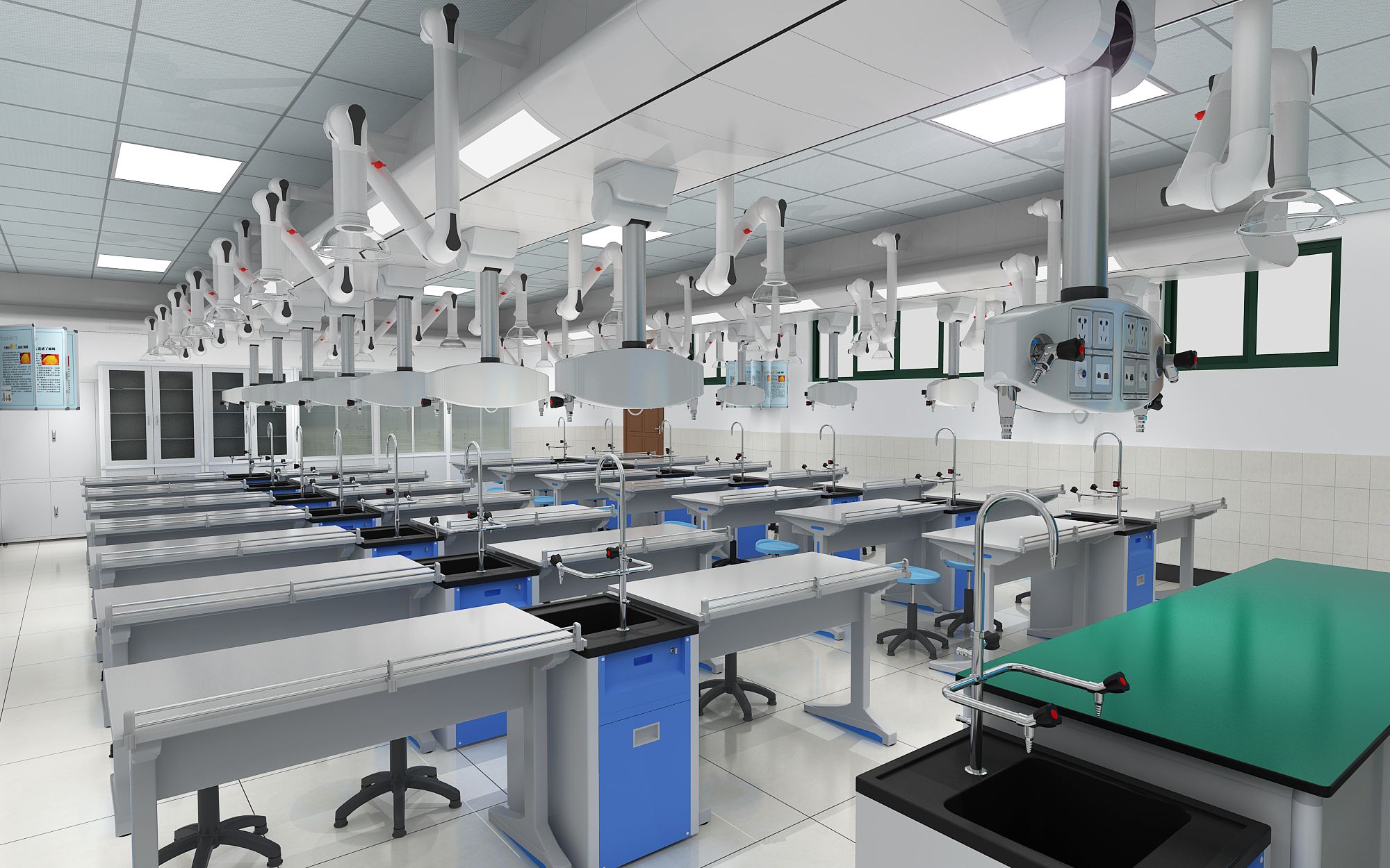 化学吊装实验室 ☆台面：陶瓷    ☆结构铸铝